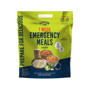 Augason Farms 1 Week Emergency Meals Freeze Dried Food Pouch
