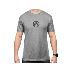 Magpul Men's Icon Logo CVC Short Sleeve Crew Neck T Shirt Stone Gray Heather Large