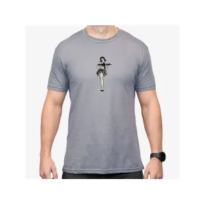 Magpul Men's Hula Girl CVC Short Sleeve Crew Neck T Shirt Stone Gray Heather XL
