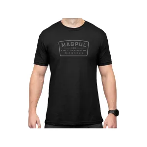 Magpul Men's Go Bang Parts Patch CVC Short Sleeve Crew Neck T Shirt Black Large
