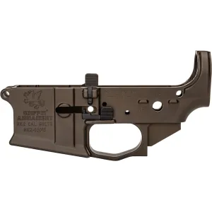 Griffin Armament MK2 AR-15 Ambidextrous Stripped Lower Receiver Terra Brown