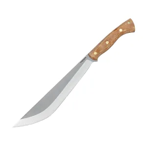 Condor Knives Hmong Machete 11.5" Machete 1075 Satin Blade Canvas Micarta Handle Tan