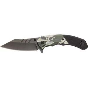 Browning Ovix Assisted Opening Pocket Knife 3" Reverse Tanto D2 Black Stonewash Blade G-10 Handle Camo