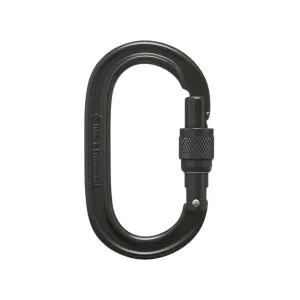Trophyline Black Diamond Oval Screwgate Carabiner