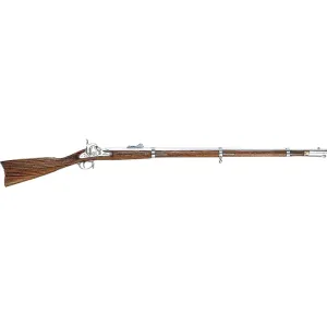 Chiappa 1855 Springfield 3 Band Musket Muzzleloading Rifle 58 Caliber Rifled 40" White Barrel Walnut Stock