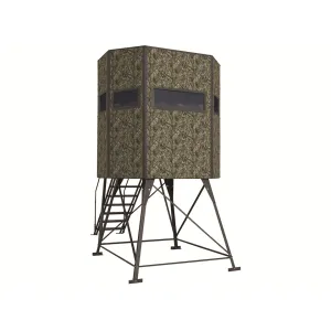 Texas Hunter Wrangler Rifle 5' x 7' Box Blind With 4' Tower TrueTimber Camo
