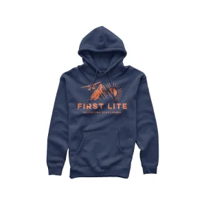 First Lite Men's At First Lite Hoodie Navy Medium