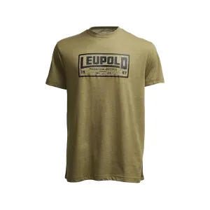 Leupold Men's Premium Optics Short Sleeve T Shirt Light Olive 2XL