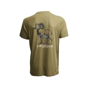 Leupold Men's Ram Short Sleeve T Shirt Light Olive Medium