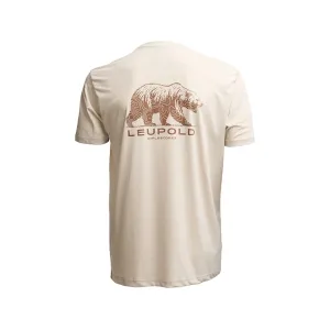 Leupold Men's Bear Short Sleeve T Shirt Sand Large