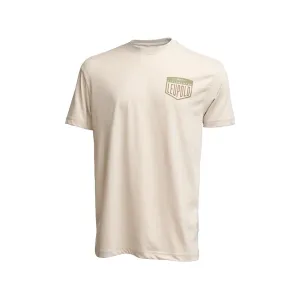 Leupold Men's Riflescopes Badge Short Sleeve T Shirt Sand Large