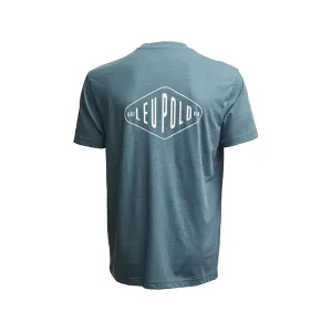 Leupold Men's Diamond Badge Short Sleeve T Shirt Indigo 2XL