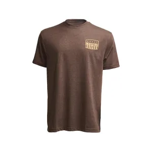 Leupold Men's Flag Badge Short Sleeve T Shirt Espresso Large