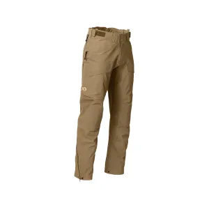 First Lite Men's Omen Stormshelter Rain Pants Dry Earth Medium Tall