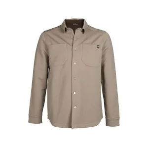 First Lite Men's Rugged Wool Field Long Sleeve Shirt Walnut XL
