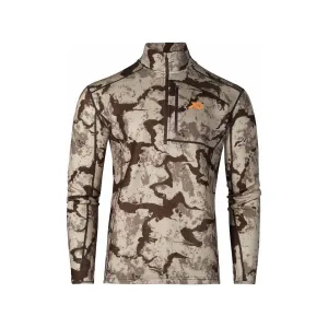 First Lite Men's Furnace Quarter Zip Base Layer Shirt First Lite Cerca Medium