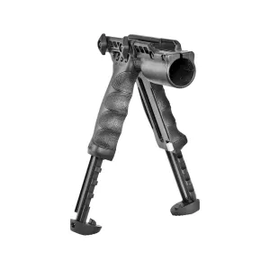 FAB Defense Tactical Foregrip with Integrated Bipod and Flashlight Adapter Black