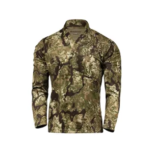 Kryptek Men's Dallol Long Sleeve Rugby Shirt Obskura Transitional Large