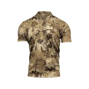 Kryptek Men's Dallol Short Sleeve Rugby Shirt Highlander Medium