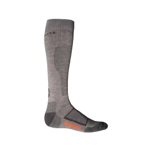 First Lite Men's Mid Season Over The Calf Socks Walnut Large