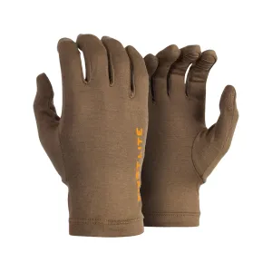 First Lite Men's Aerowool Liner Gloves Dry Earth Large