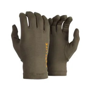First Lite Men's Aerowool Liner Gloves Conifer Medium