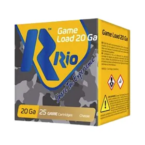 Rio Royal Star Slug 20 Gauge Ammo 2-3/4" Slug Rifled Slug 7/8 oz Case of 250 (10 Boxes of 25)