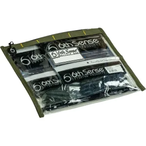 6th Sense BaitZip Pro Tackle Bag 12" x 10" Green Pumpkin