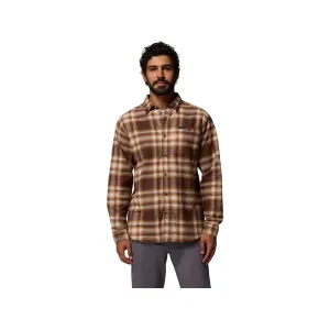 Columbia Men's Pitchstone Heavyweight Flannel Shirt Tobacco Twilight Ombre XL