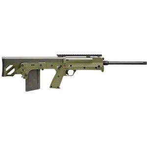 Kel-Tec RFB Bullpup Semi Automatic Rifle 7.62x51mm NATO 24" Blued Threaded Barrel Green Frame Green Bullpup Stock