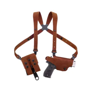 Galco Classic Lite Shoulder Holster Right Hand Smith & Wesson M&P Shield Plus  Brown