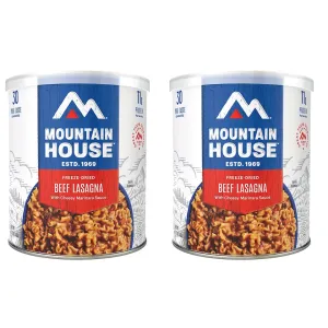 Mountain House Beef Lasagna Freeze Dried Food #10 Can 2PK