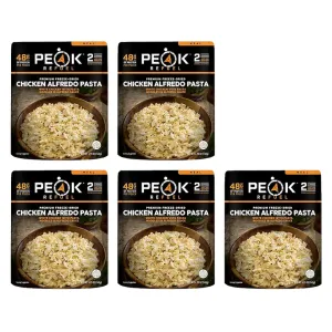 Peak Refuel Chicken Alfredo Freeze Dried Food 5PK