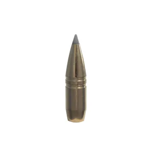 Factory Second 375 Caliber (375 Diameter) Bullets 250 Grain Polymer Tip with Cannelure Box of 50 (Bulk Packaged)