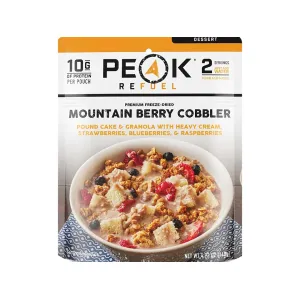 Peak Refuel Mountain Berry Cobbler Freeze Dried Food 5PK
