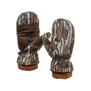 Hunt Monkey Men's Chilly Willie Fleece Flip Top Insulated Hunting Mittens Bottomland Medium