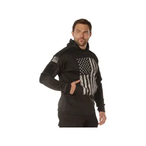 Rothco Men's Concealed Carry Flag Hoodie Black XL