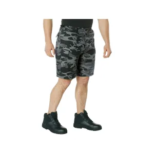 Rothco Men's BDU Shorts Black Camo 2XL