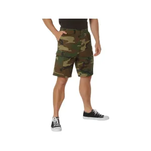 Rothco Men's BDU Shorts Woodland Camo XL