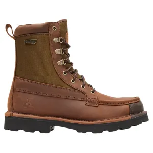 Rocky Men's Upland 8" Waterproof Hunting Boots Leather Brown 9 D