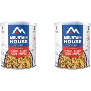 Mountain House Homestyle Chicken Noodle Casserole Freeze Dried Food #10 Can 2PK