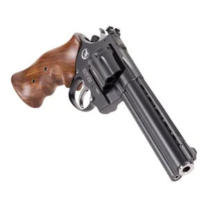 Korth Mongoose 357 Magnum Revolver 6" Black DLC Barrel 8 Round Walnut Grip