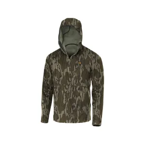 Muddy Outdoors Men's DV8 Quest Midweight Quarter Zip Hoodie Mossy Oak Bottomland 3XL