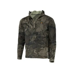 Muddy Outdoors Men's DV8 Quest Midweight Quarter Zip Hoodie Veil Canyon Gray XL