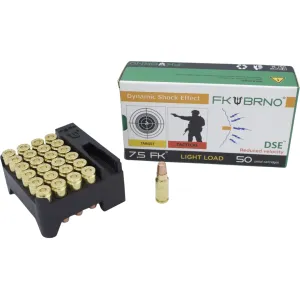 FK BRNO F9 7.5 FK Ammo 101 Grain Solid Flat Nose Lead Free Box of 50