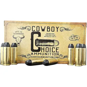 Choice Cowboy 45 Colt (Long Colt) Ammo 180 Grain Flat Nose Box of 50
