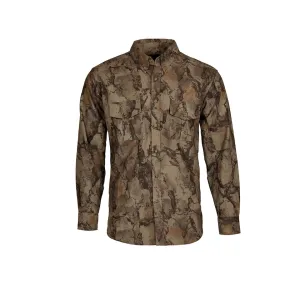Natural Gear Men's 7 Button Flannel Shirt Natural Gear Camo Medium
