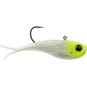 Berkley PowerBait Power Vibe 3" Minnow Lemon Head Glow