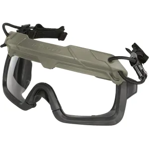 Ops-Core Ballistic Helmet Step-In Visor Eye Protection with Clear and Tinted Lenses Ranger Green