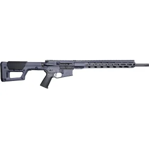 Rise Armament Watchman XR Semi Automatic Rifle 6mm Advanced Rifle Cartridge (6mm ARC) 18" Fluted Black Threaded Barrel Sniper Gray Frame Sniper Gray Adjustable Stock